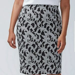 Lane Bryant Lace Pencil Skirt